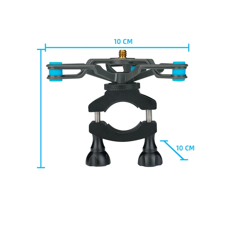 Videocamera sportiva bicicletta mountain bike staffa clip + scheda stabilizzatore ammortizzatore per dji action 2 accessori osmo per fotocamera