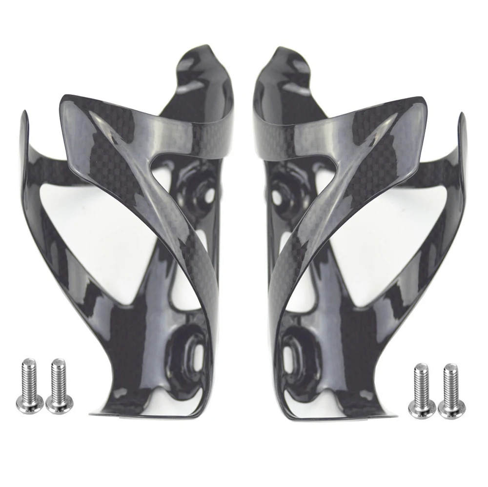 

2022 HOT 2pcs Full Carbon Fiber Bicycle Water Bottle Cage MTB Road Bike Bottle Holder ultra-light gloss/matte