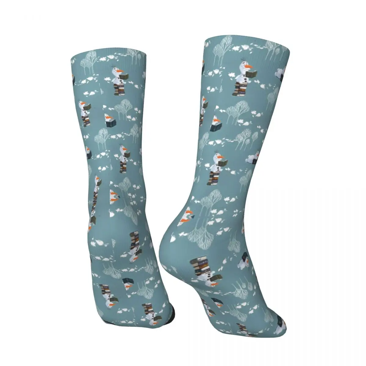 Frozen Olaf Collages Calcetines Medias de invierno Elegantes Unisex Hombres Calcetines suaves Gráfico Correr Deportes Calcetines antideslizantes