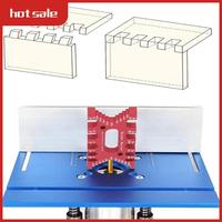 A21R-Dovetail Jig Tenon Caliper,Aluminum Alloy Scale Measuring Tool Woodworking Saw Table Machine For Router And Table Saw