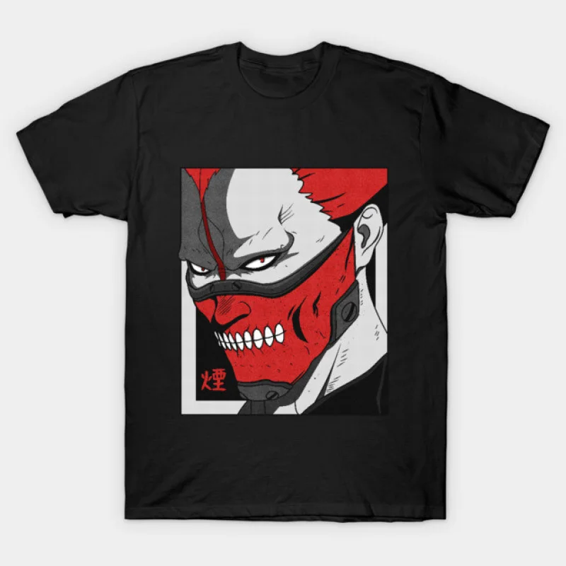 

En Dorohedoro Caiman Gift for Anime lover Dark Heroes Manga Kaiman Graphic Clothes Short sleeve T shirt All size Tops