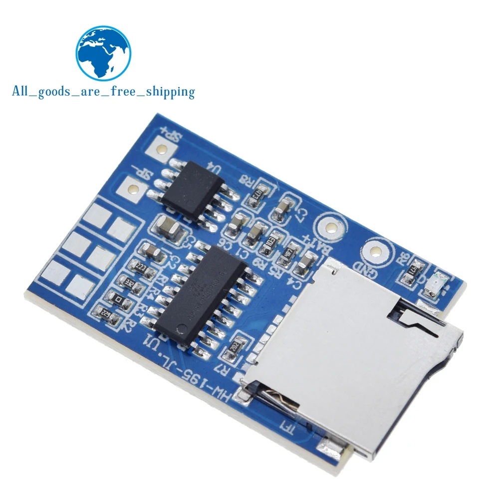 TZT GPD2846A TF Card MP3 Decoder Board 2W Amplifier Module for Arduino GM Power Supply Module