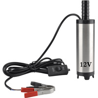 12V 38mm Electric Fuel Transfer Pump Water Oil Transfer Refueling Submersible Pump For Diesel Water Pump With Filter