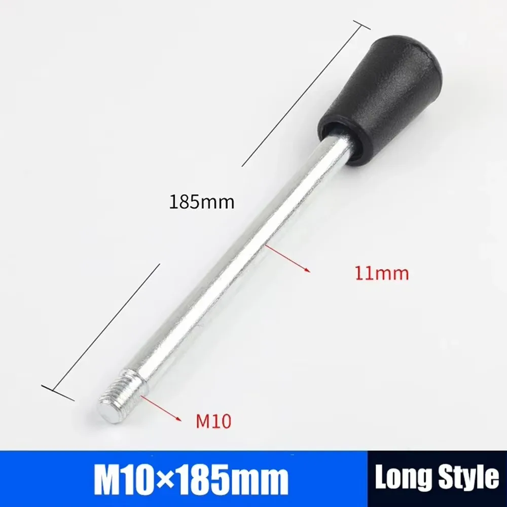 1Pcs Durable M6-M12 Handle Bar Bakelite Knob Long Grip Machine Work Rod General Carbon Steel Bar Bench Drill Accessories