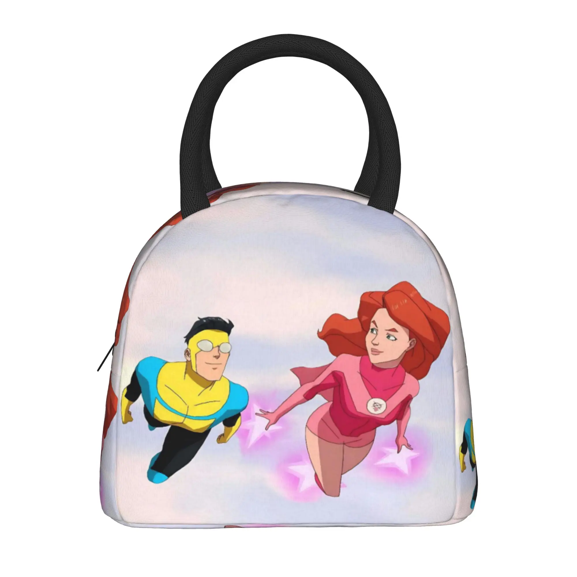Invincibles Comic Insulated Lunch Bag for Men Women  Food Container Bags Leakproof Thermal Cooler Lunch Boxes For School Office