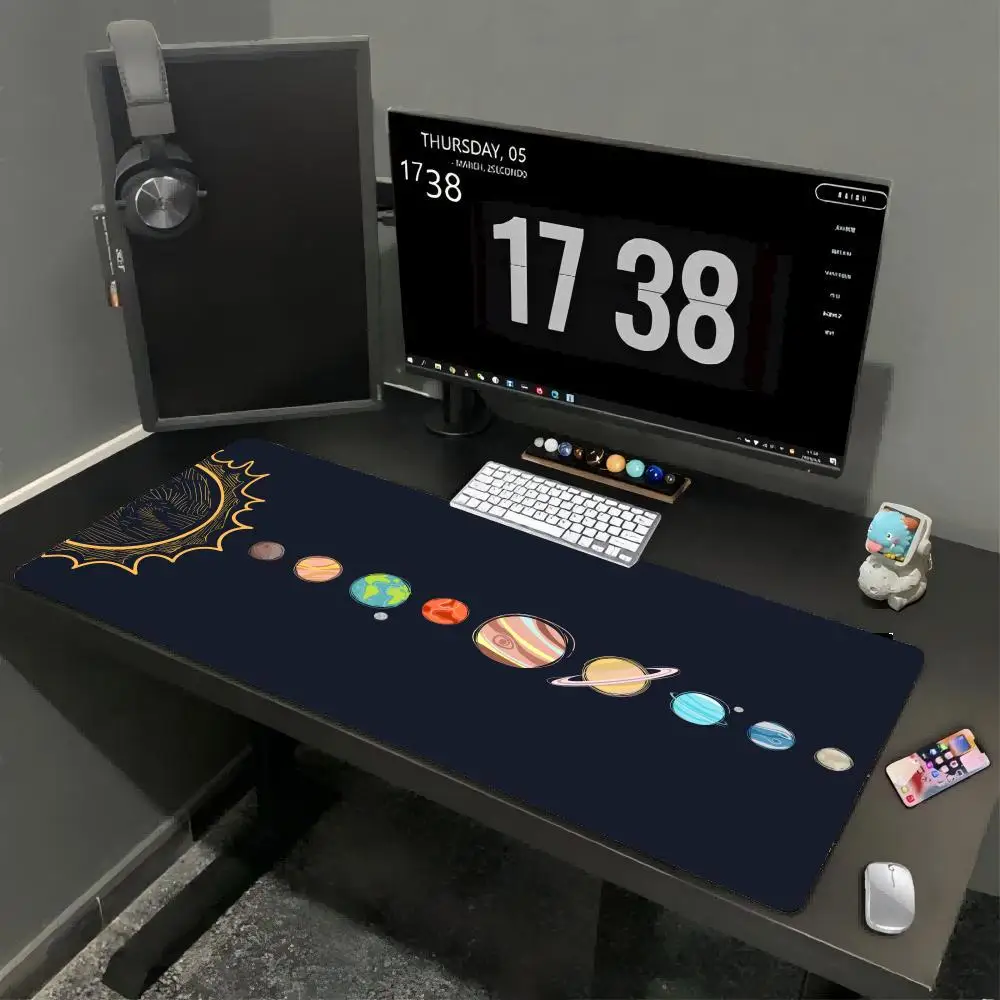 

Galaxy Art Mouse Pad Large Computer Accessories Office Game Table Mats XXL Rubber Anti-slip Gaming Keyboard Mousepads Desk Pads