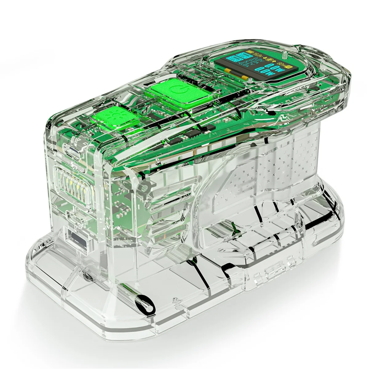 شاحن سريع RYOBI 18 فولت واحد + شاحن بطارية بطارية ليثيوم 100 واط شحن سريع منفذ USB شاحن ثنائي الاتجاه