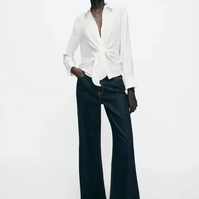 

Весна 2025 г., женские универсальные туфли irt Ele, украшенные бантом, драпировка, полиэфирное волокно, модный повседневный деловой костюм