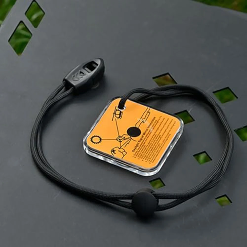 

Hiking Accessory Signal Mirror Outdoor Survival Long Service Life Precise Aiming Hole Versatile Usage Precise Aiming Signal Tool