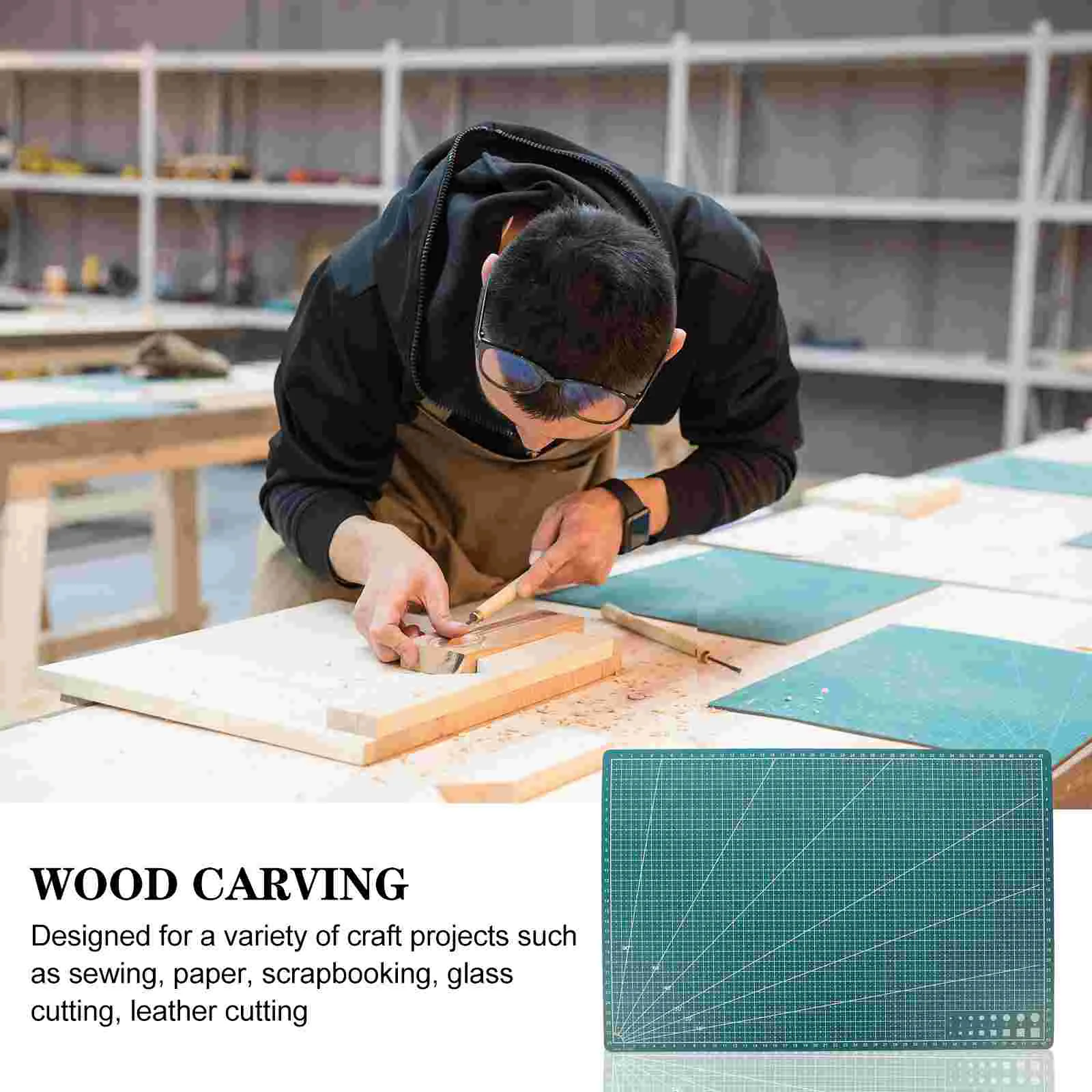 Quilting Cutting Pads Backing Board Double-sided Mat Carving Rotary Green Engraving Mats