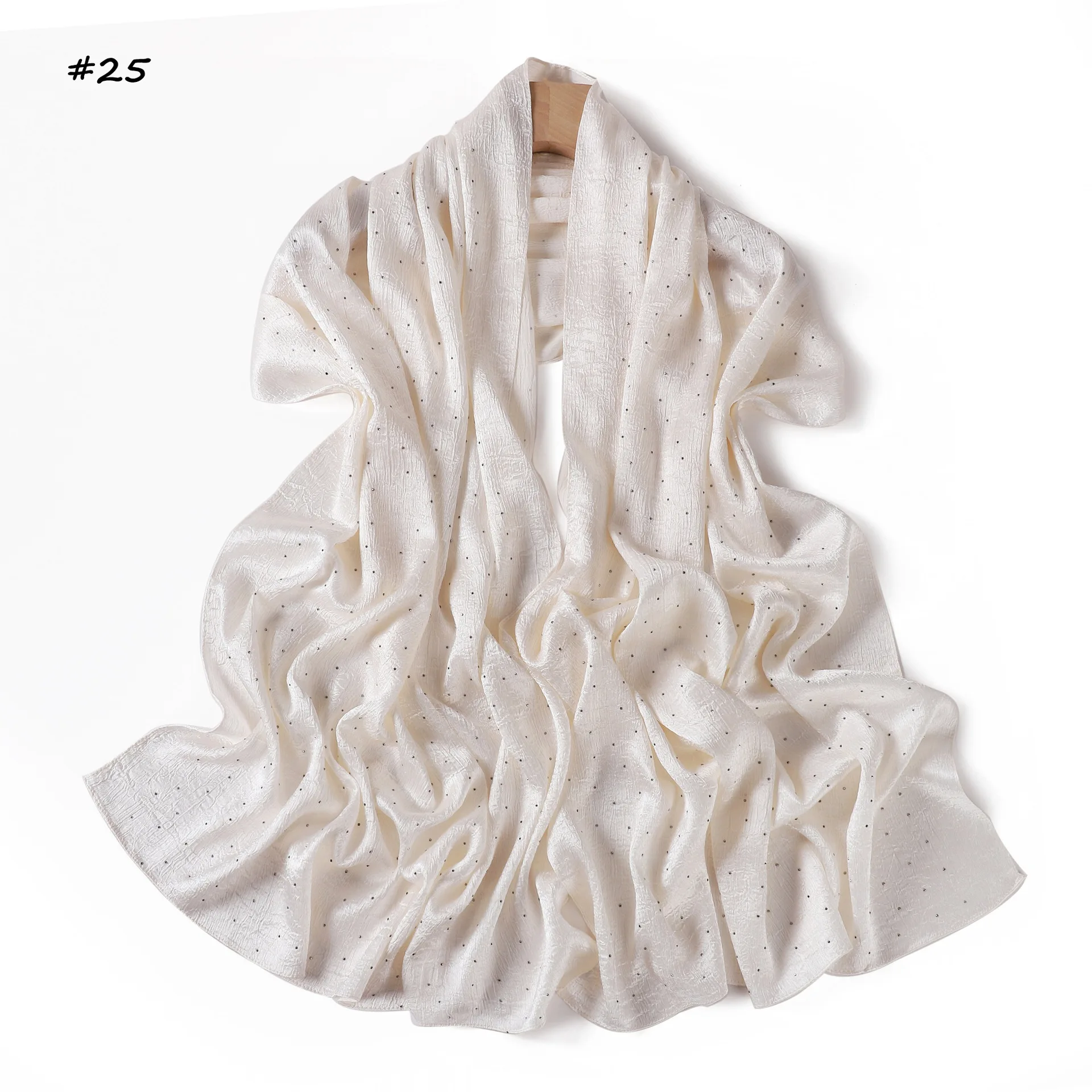 

Новый женский длинный шарф из атласа, платок-шаль, тюрбан, мусульманский хиджаб, повязка на голову, бандана, буфанда, фулярд, тюрбанте, 175*70 см