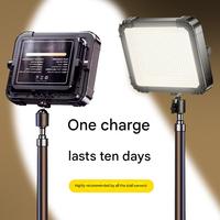 【IP66 16000mAh Strobe Light】Square Waterproof LED Lamp 8H+ Runtime, 3 Modes & SOS, Magnetic Hook USB Charger for Camping Emergen