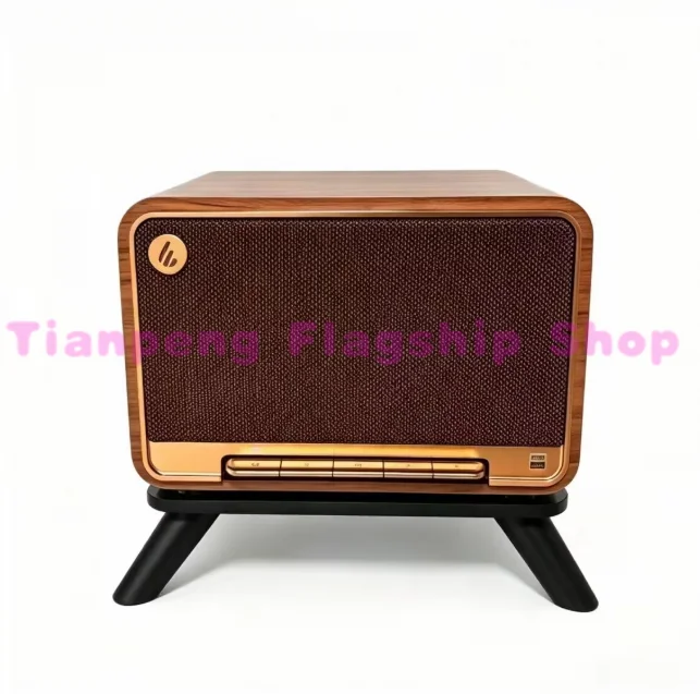 WYORESY for Edifier M230/M330/S300 Speaker Solid Wood Shockproof Non-slip Elevated Desktop Audio Support Stand