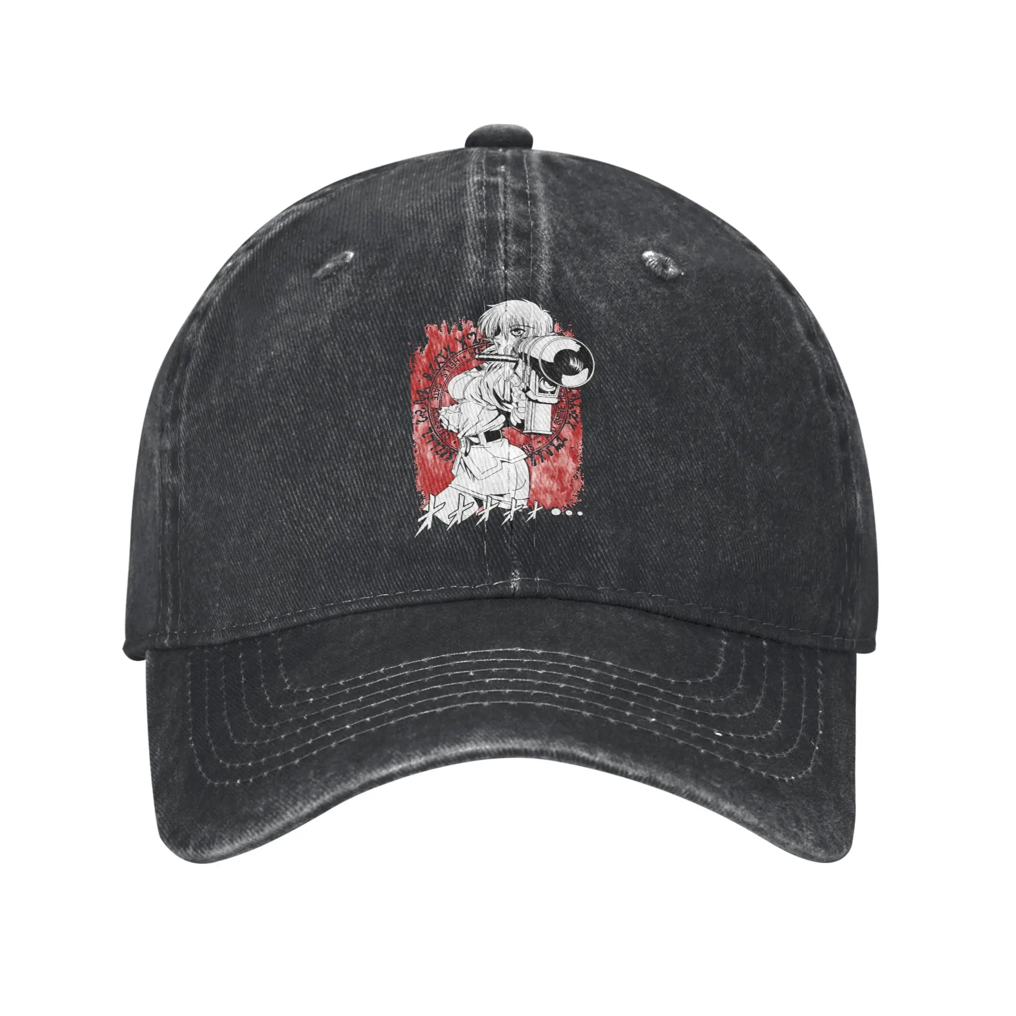 Hellsing Seras Victoria Anime Girl Fashion Baseball Cap  Aesthetic Caps For Men  Concert Caps For Men