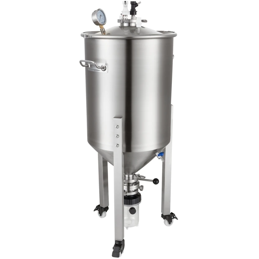 

35/65L Homebrew Fermentation Equipment Stainless tank Wine Pressure Fermenter Juice Pressurized Fermentation