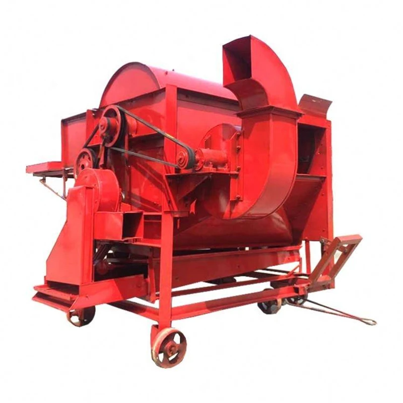 Multi Functional 1000kg/h Rice Wheat Soybean Thresher Electric Diesel Engine Threshing Machine