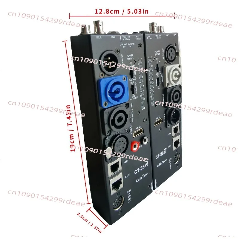 Separate Multifunctional Audio Cable Tester 16-in-1 Digital Display CT-88 Automatic Cable Tester HDMI