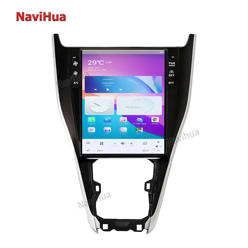 

NaviHua 12.1 Inch Portable Android 11 Car DVD Player Touch Screen GPS Navigation System Tesla Style Toyota Harrier 2013-2020