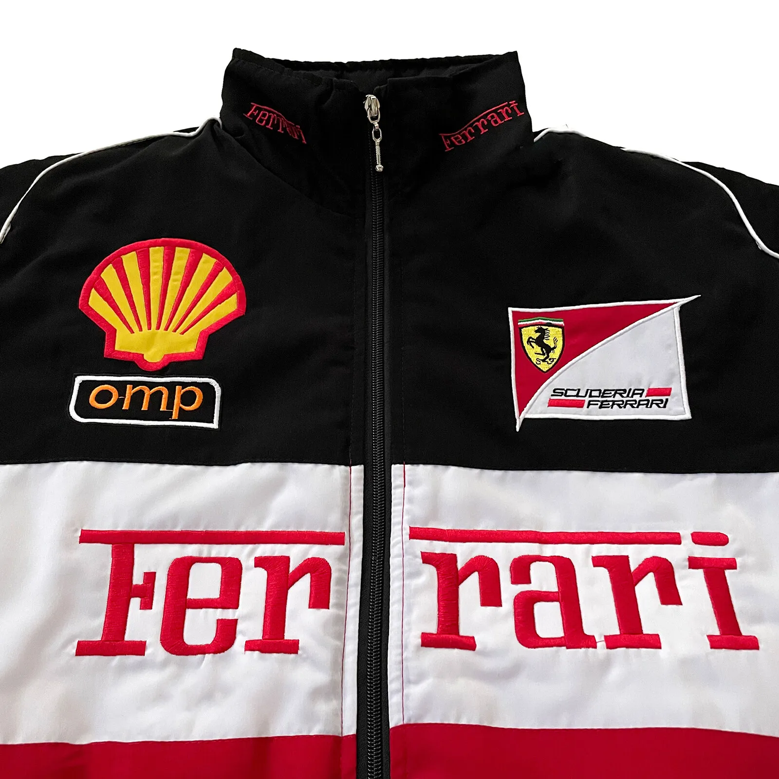 2022 Jacket Ferrari Red Black Embroidery Exclusive F1 Team Racing