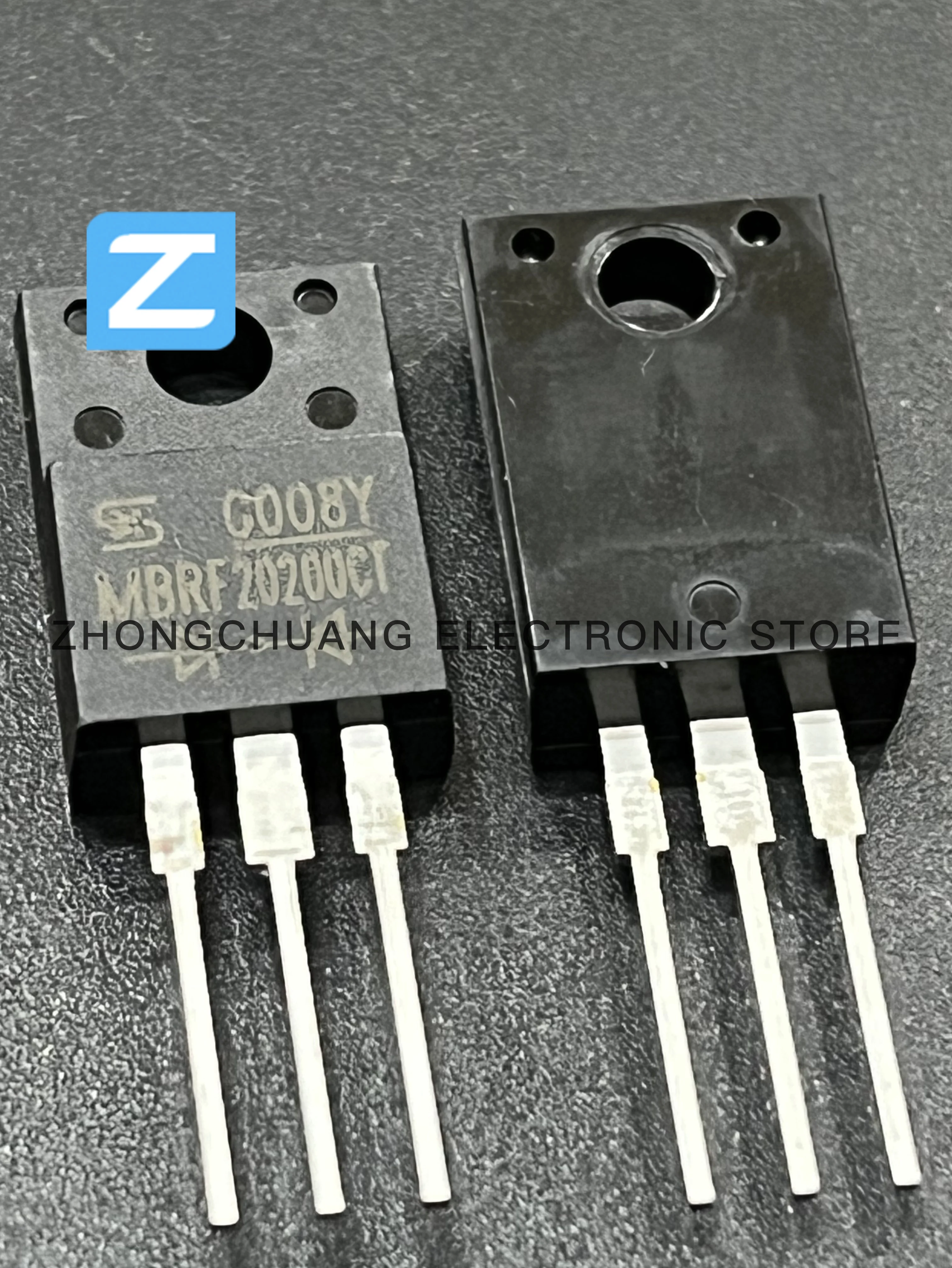 1-10PCS MBRF20200CT TO-220F 200V 20A Schottky Rectifier new original