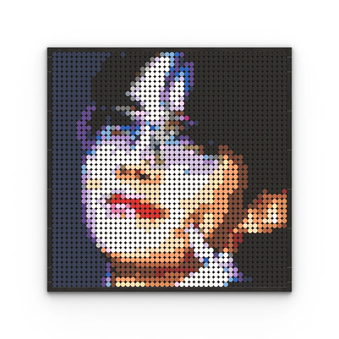 DIY Pixel Art Mosaic Building Blocks Pop Star Portrait Wall Decor Compatible with Major Brands Unique Gift Concert Goers Music - view 4