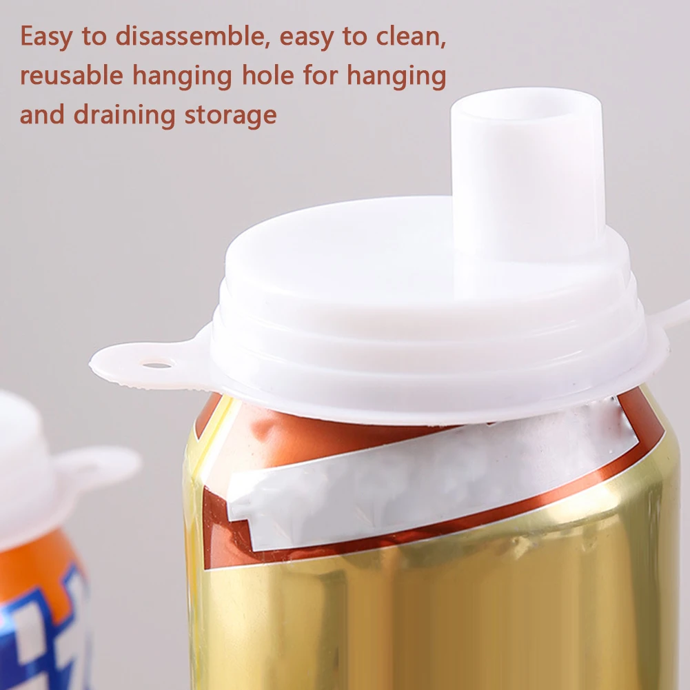 Spill Proof Beverage Can Lid Easy To Install Can Top Cover Kitchen Accessories