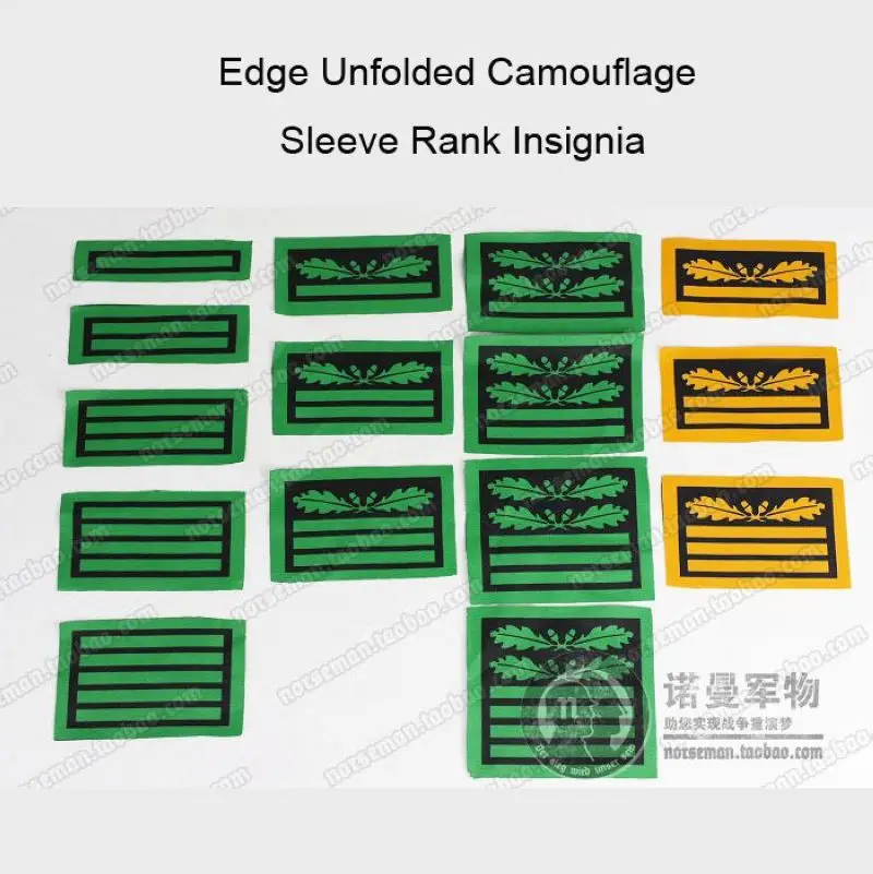 Reproduction Cosplay German Edge Unfolded WH Elite Camouflage Sleeve Rank Insignia Nordland 1944