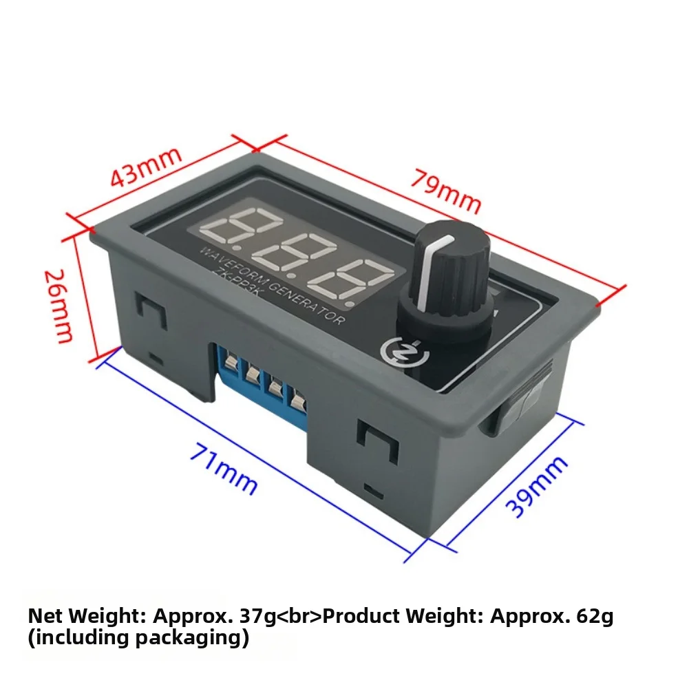 ZK-PP3K For LED and Motor Driver Module with Adjustable Frequency Duty Cycle and Clear For LED Display Interface