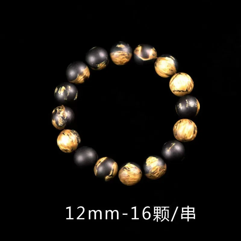 Vintage Men Bracelet  12 14 20mm Natural Wood Bead Tibetan Buddha Bracelet Charm Wood Beads Ethnic Tribal Wristbands Men Jewelry