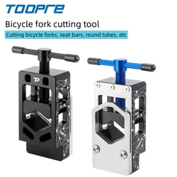 Toopre Bicycle Front Fork Pipe Fixing Device, Road Vehicle Carbon Fiber Pipe Cutting Tool Holder, Cutting Saw Bow