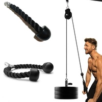 Tricep Rope Push Pull Down Cord For Bodybuilding Exercise Gym Workout for Home or Gym Use Fitness Exercise Body Equipment