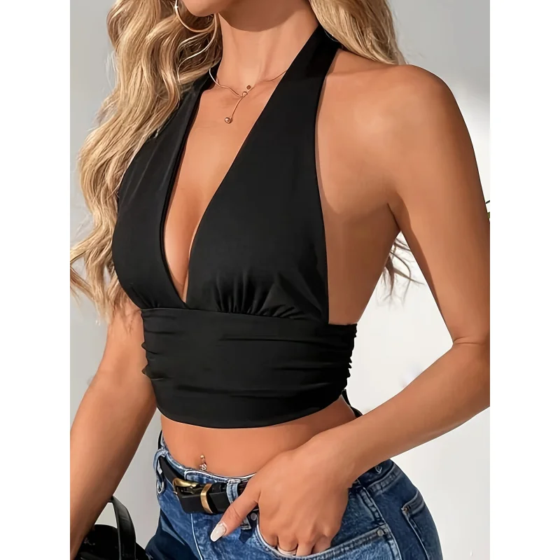 Halter Neck Women'S Vest