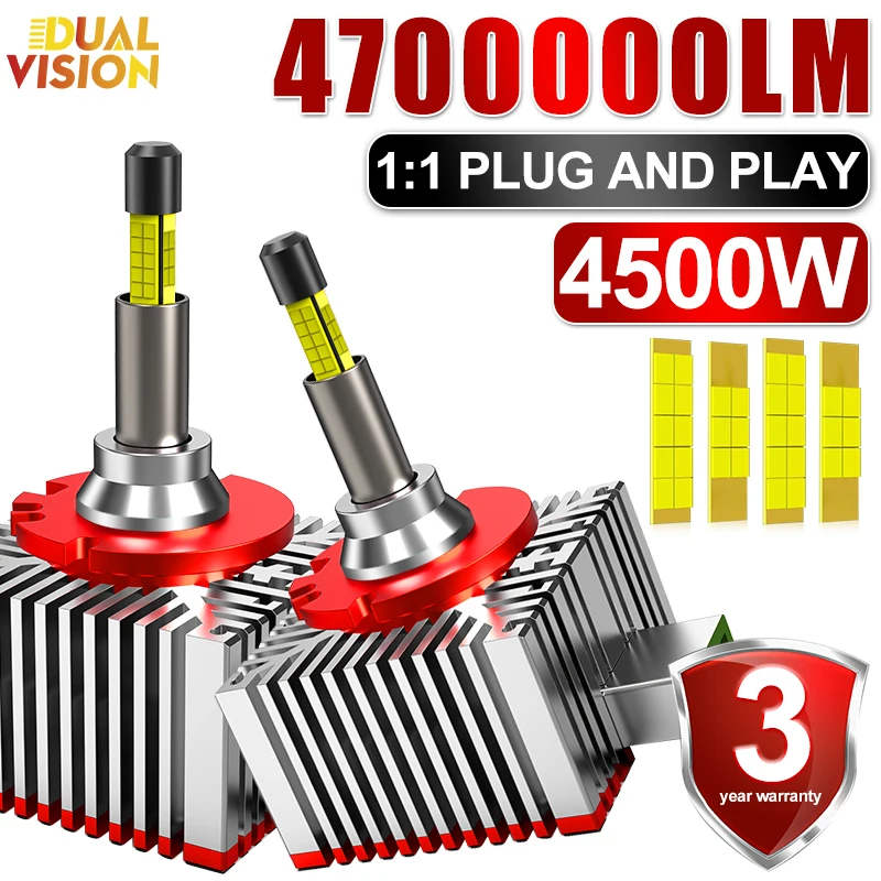 

2 шт. 360 светодиодные D1S D3S фары Canbus лампы CSP Led супер яркие D1R D3R D8S D8R автомобильная лампа ксеноновая турболампа 12 В для линз проектора