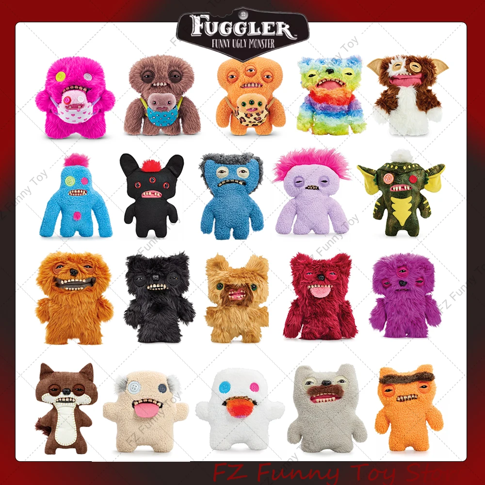 Fuggler 100% الأصلي الجديد وحوش قبيحة ألعاب من القطيفة الفانك البسيطة راسكالز لطيف الطفل الأسنان وحوش محشوة الدمى الهدايا #3