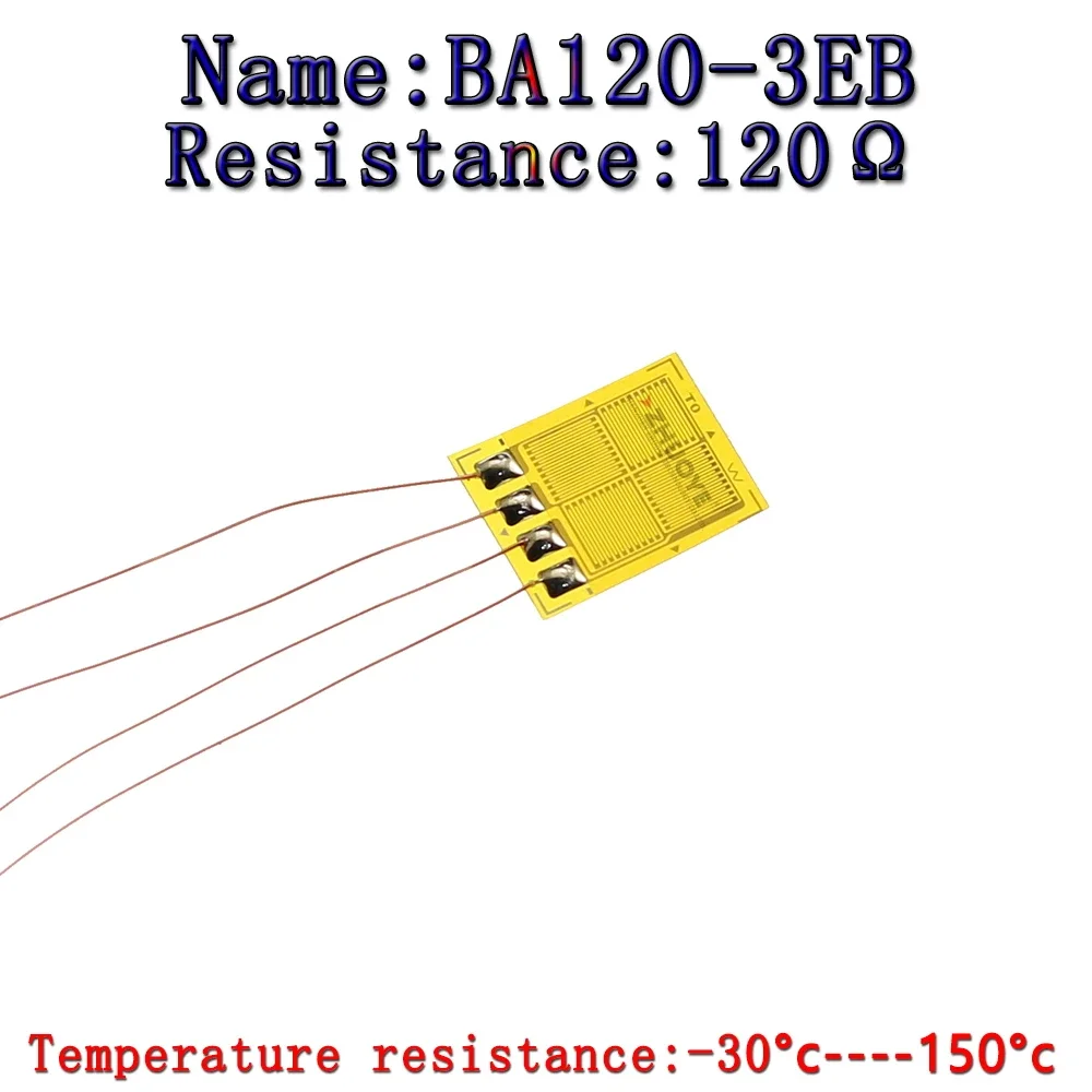 

10pcs strain gauge foil type high-precision weighing Pressure Sensor BA120-3EB full bridge with of 150 ° C