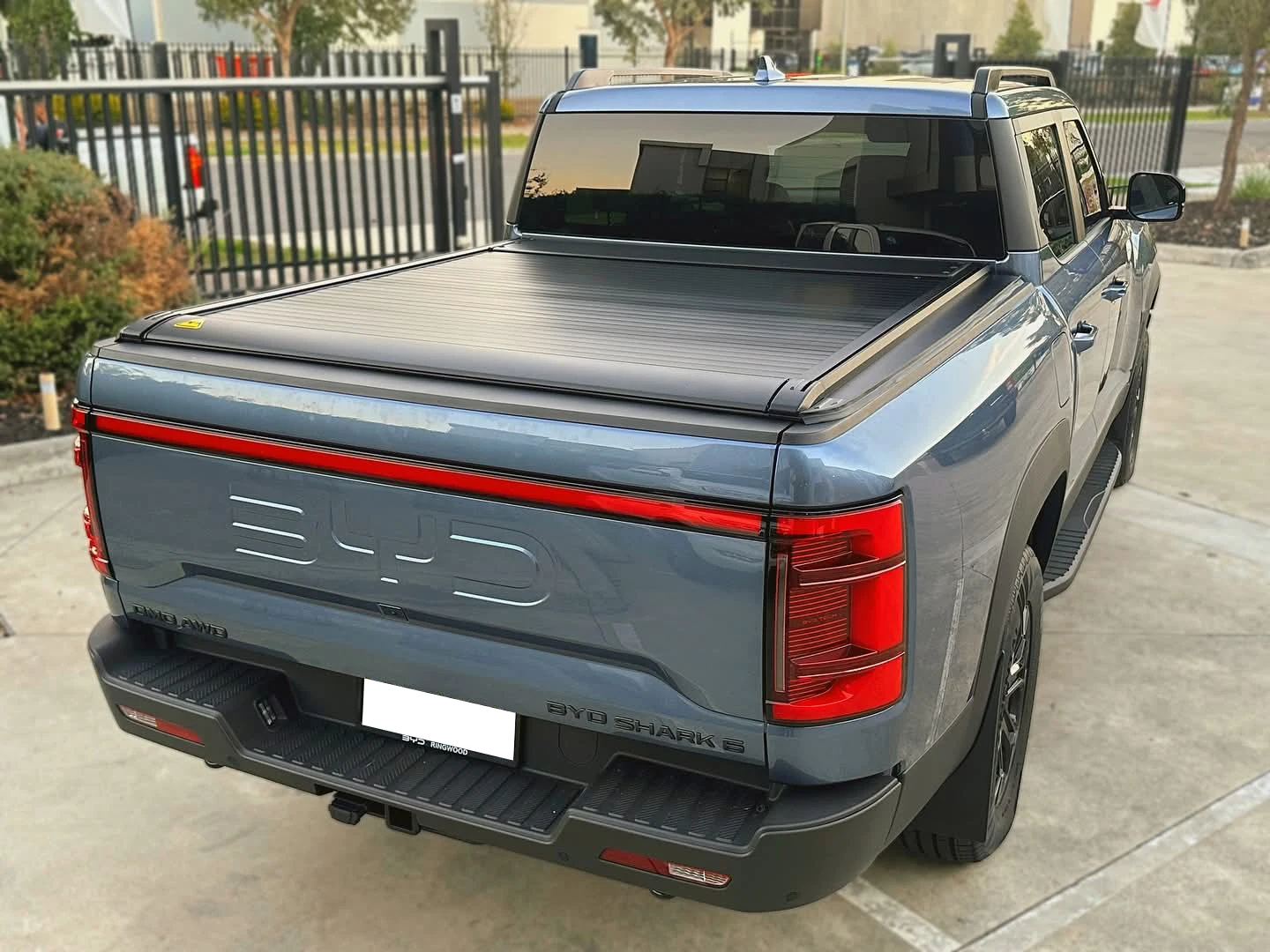 Tampa de rolamento Shark 6 Roll N Lock, tampa de obturador retrátil manual de alumínio elétrico resistente