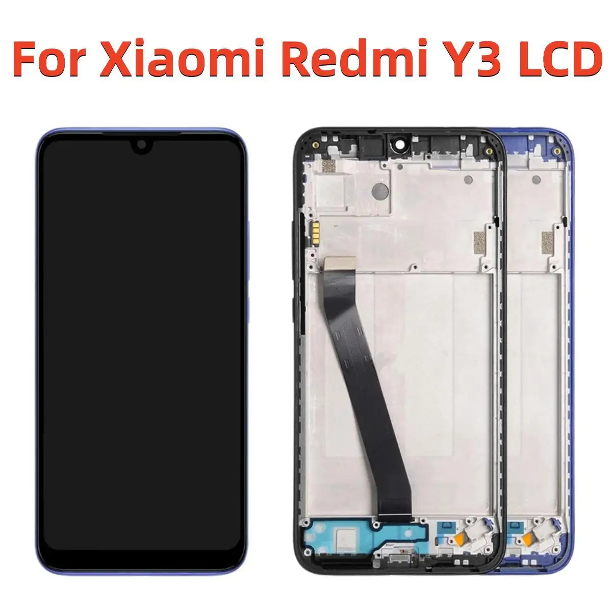 Ban Đầu 6.26 ''Màn Hình Cho Xiaomi Redmi Y3 Màn Hình Hiển Thị LCD RedmiY3 Bộ Số Hóa Cảm Ứng Sửa Chữa Thay Thế Có Khung