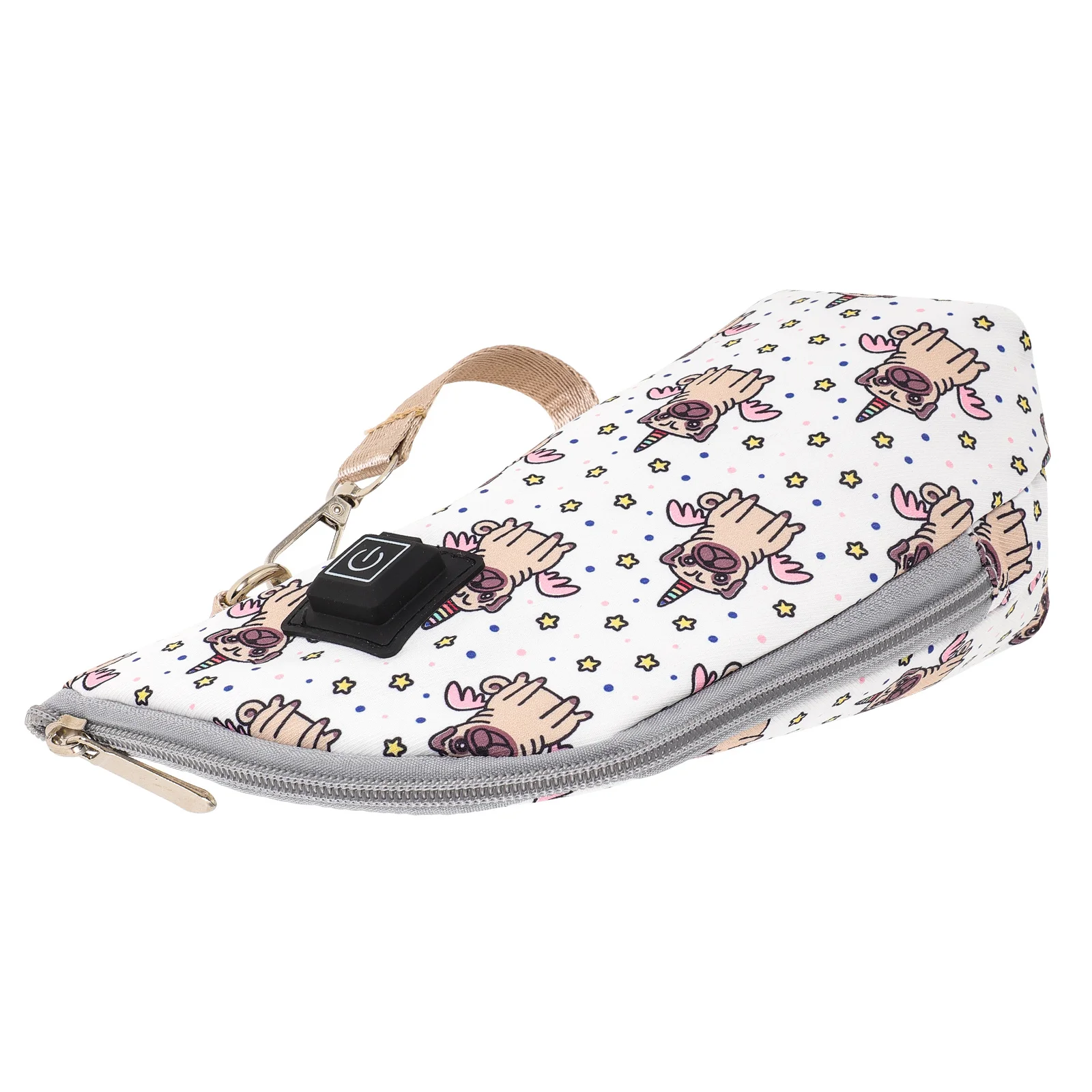 Melkverwarmer Draagbare USB-babyflesverwarmer 3 temperatuurmodi Compacte flesafdekking voor reizen naar huis Auto buitengebruik