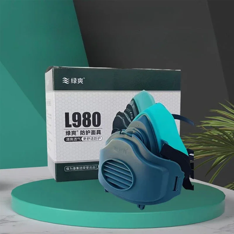 1pcs/2pcs/3pcs Dustproof Mask Filtering Grinding Painting Home Improvement Chemical Paint Protection Work Safety Protective Mask