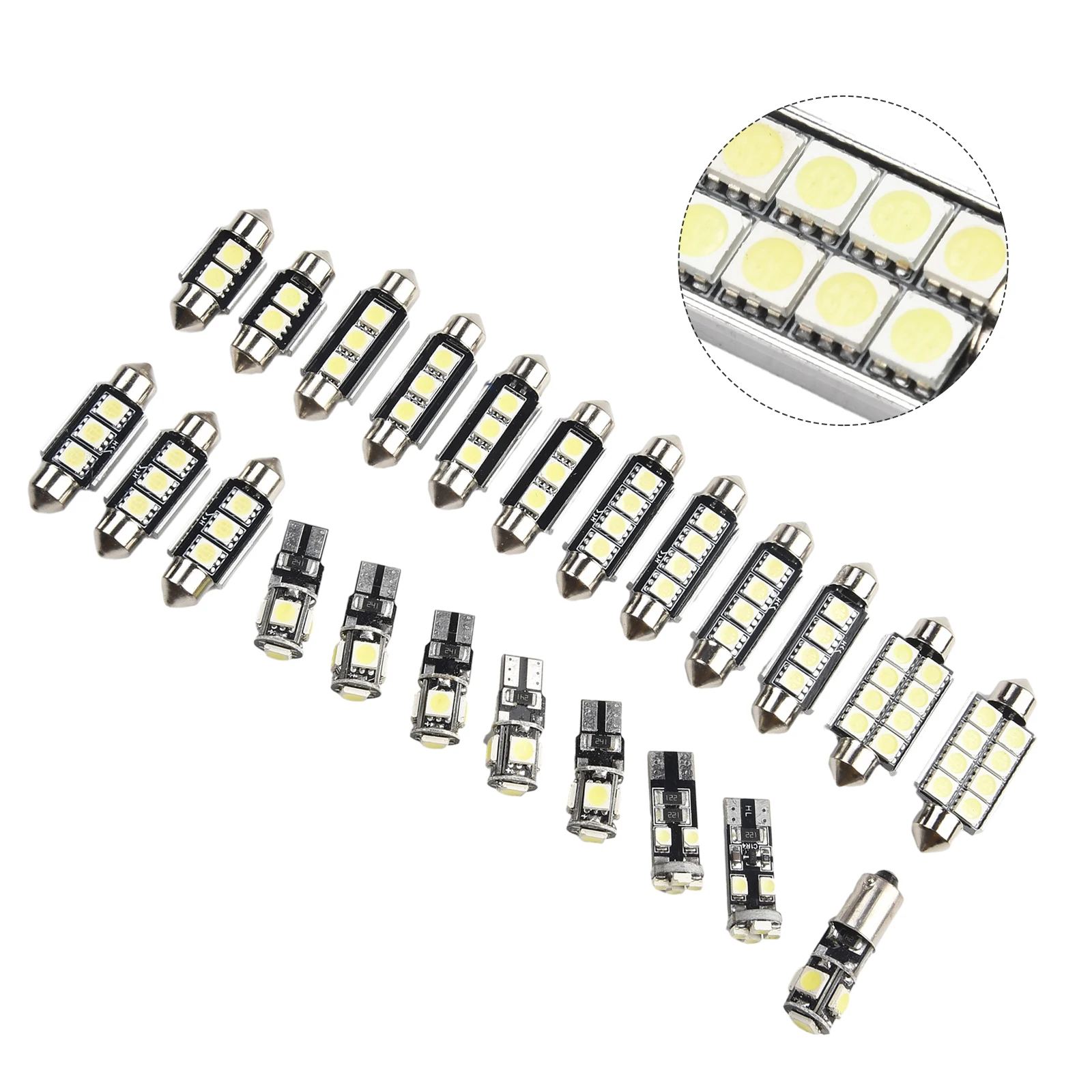 

Interior Lighting Lamp LED Car Interior Lights Dome Light Reading Lamp Auto 12V For T10 For SMD Bulb 5050 Reading Light
