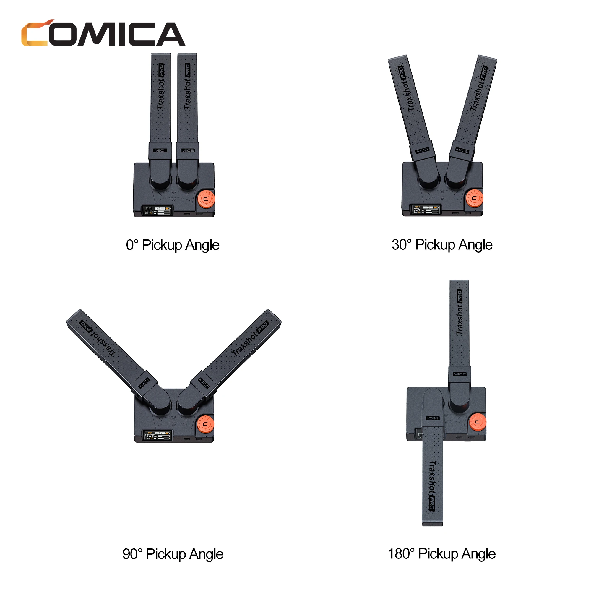 

Comica Traxshot PRO Super Cardioid Condenser Microphone,Shotgun Mic with Shock-absorption Design for Camera, Phone and Computer