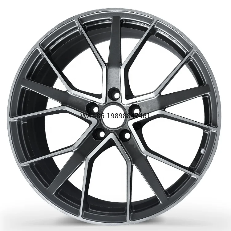 

Кованые легкосплавные диски FF Luxury 6061-T6 5X112, глянцевые черные с проточенной лицевой поверхностью, 18, 19, 20 дюймов, 19x8.5j для Audi/BMW