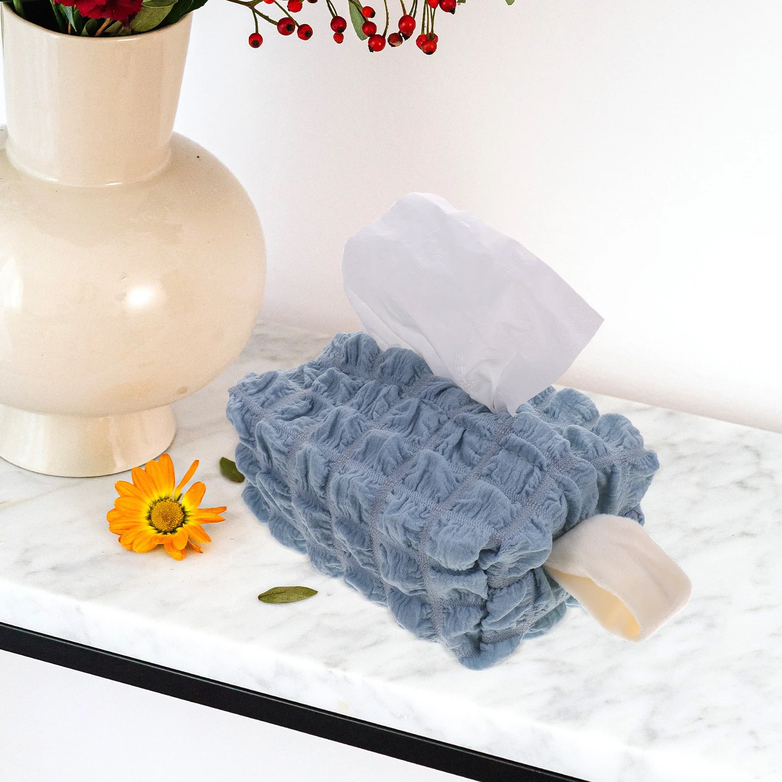 

Blue ganizer Car Holder Tissue Refillable Tissue Box Box Classic Decorative Storage Container Napkin Dispenser