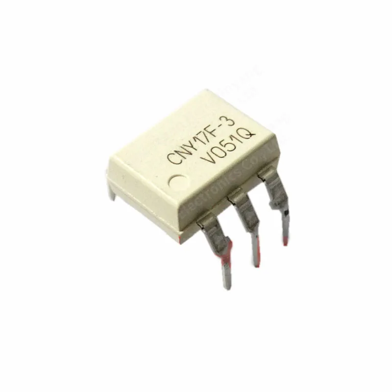 10PCS CNY17F3TVM in-line DIP-6 optocoupler-phototransistor output