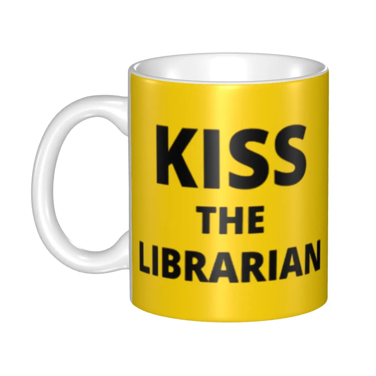 Kiss The Librarian Coffee Mugs DIY Customized Buffy the Vampire Slayer Ceramic Milk Tea Mug