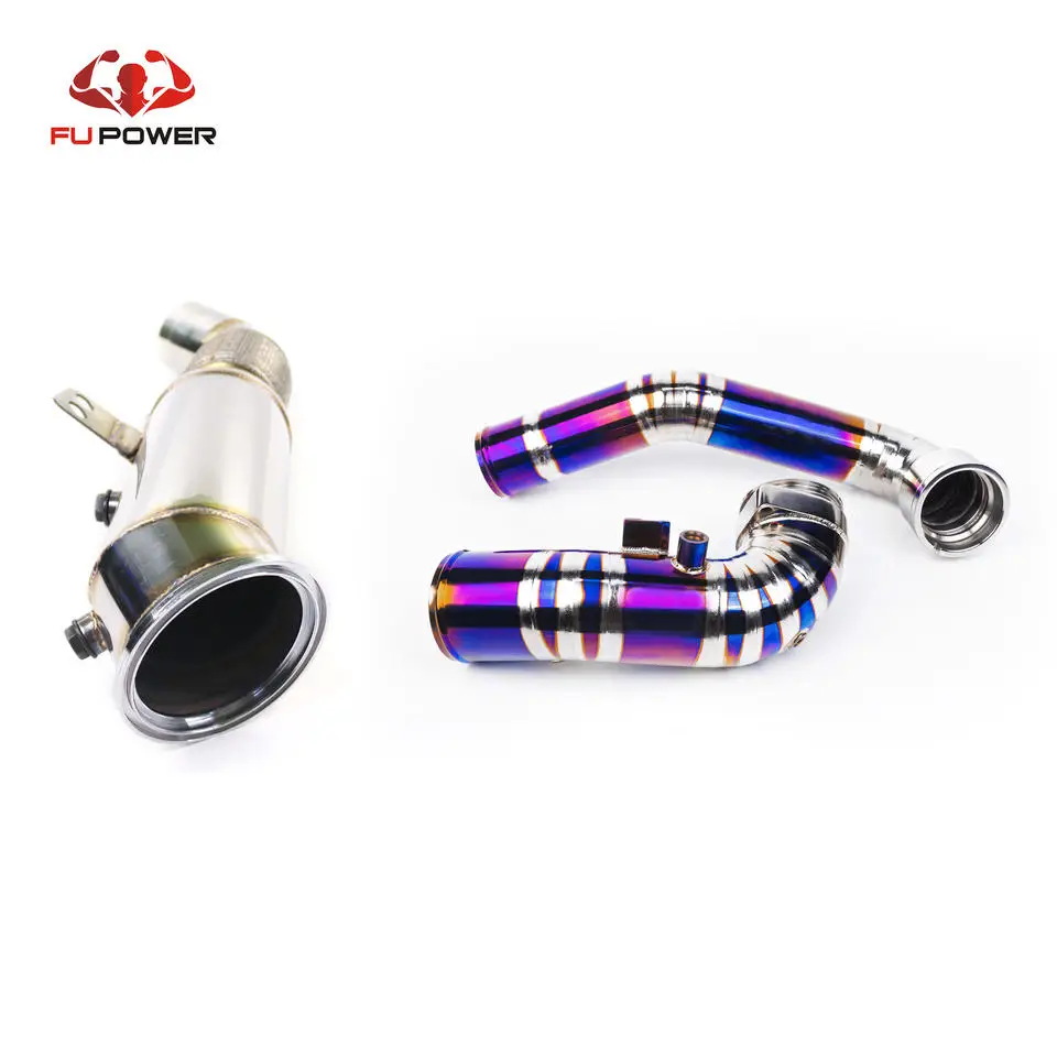 High Performance for TOYOTA A90 / 91 SUPRA B58 TITANIUM CHARGE PIPE + Stainless Steel DOWNPIPE