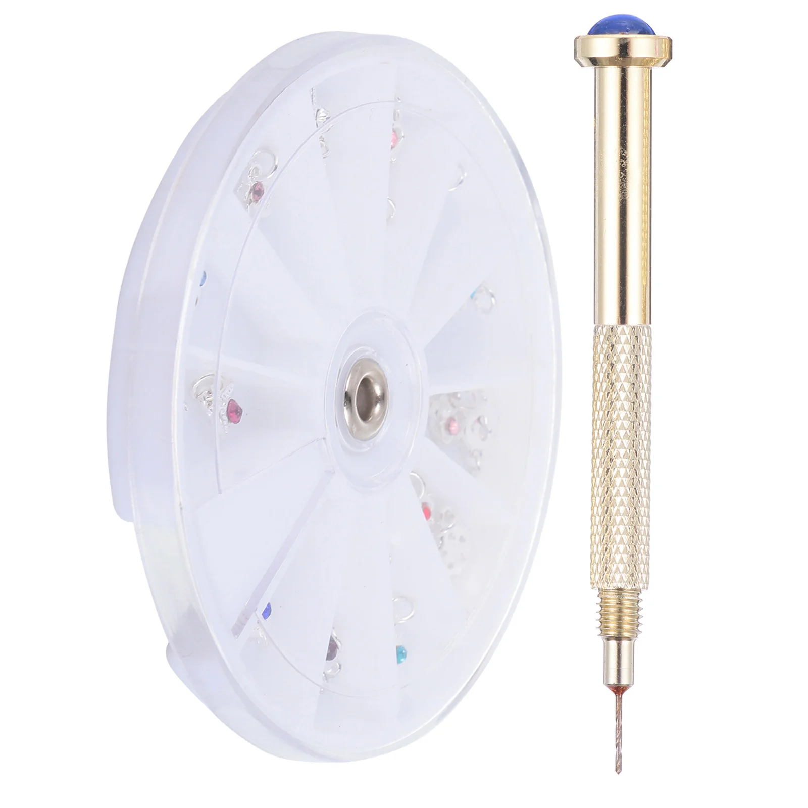 مجموعة سحرية متدلية للأظافر مكونة من 24 قطعة، خفيفة الوزن ومحمولة مع أداة حفر يدوية لملحقات تزيين فن الأظافر الجميلة #2