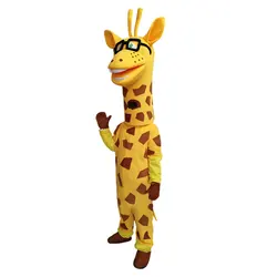 Africa Lion Giraffe Cartoon Doll Mascot Costume Performance Doll Fur Plush Advertising Suit Animal Character Cosplay Outfits