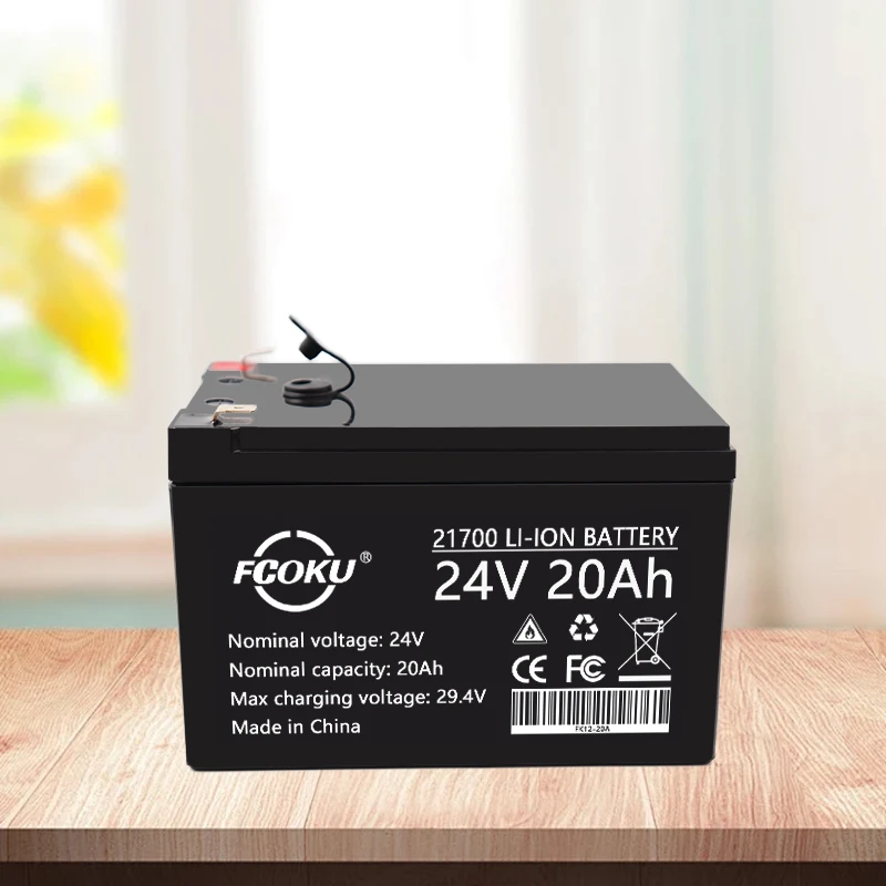 24V 20000mAH High Power Box USB 21700 Lithium-Ion Battery Pack Built-In BMS Is Used For LED Lamps And Outdoor Mobile Lighting.