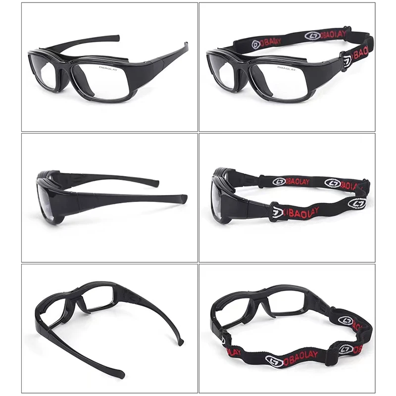 Latest Outdoor Sports Goggles wholesale Football Glasses Basketball Tennis Glasses Protect Eyes Explosion-proof sports glasses